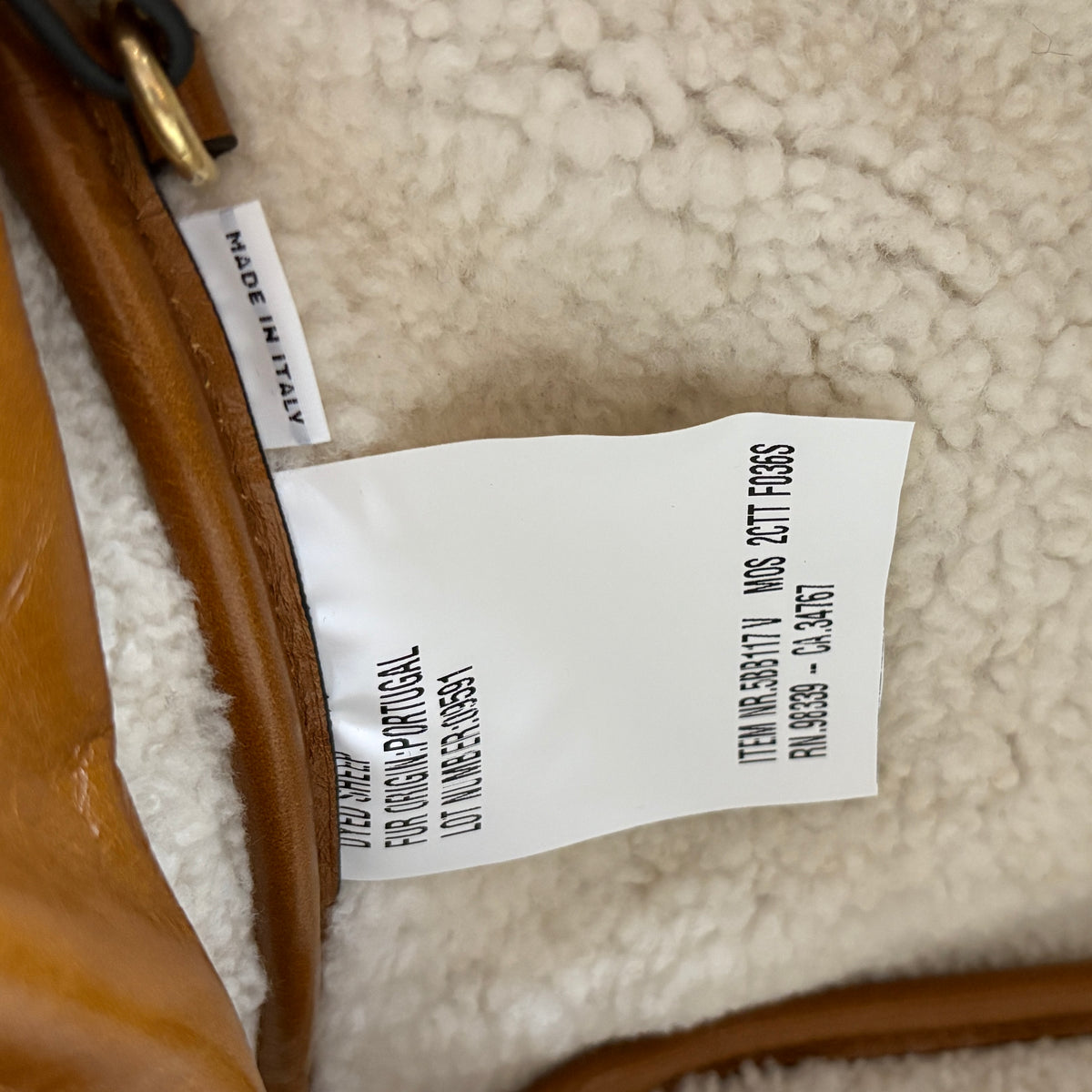 Handbag White and Brown