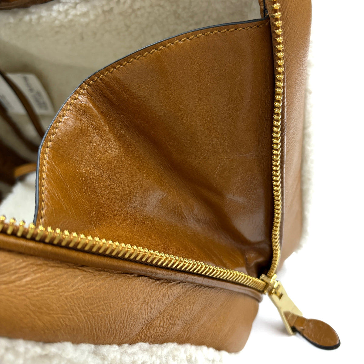 Handbag White and Brown