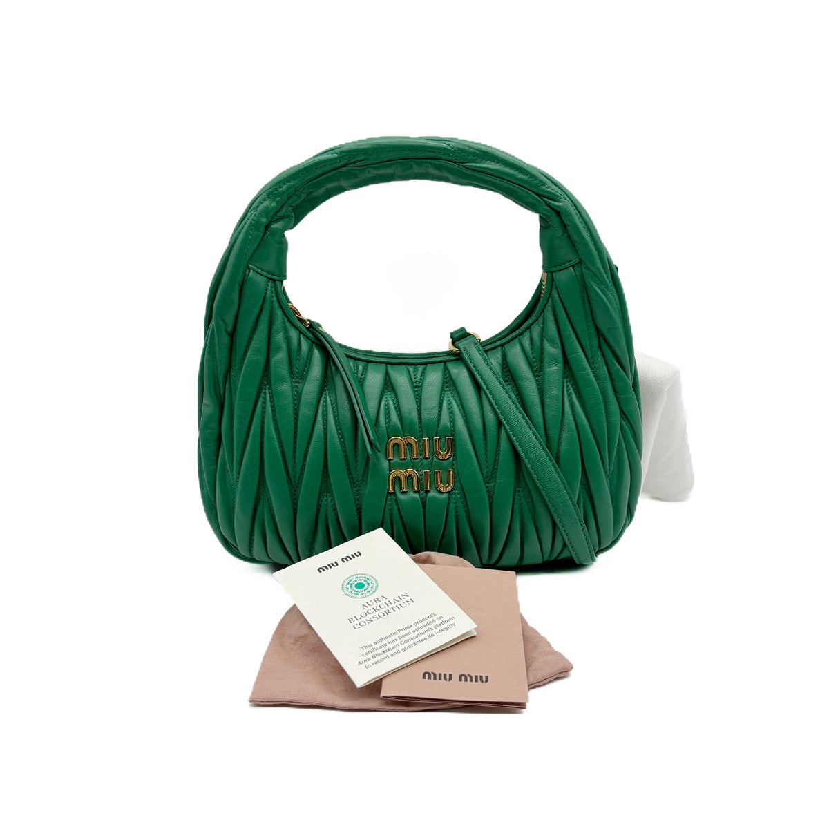 Wander Matelasse Small Green
