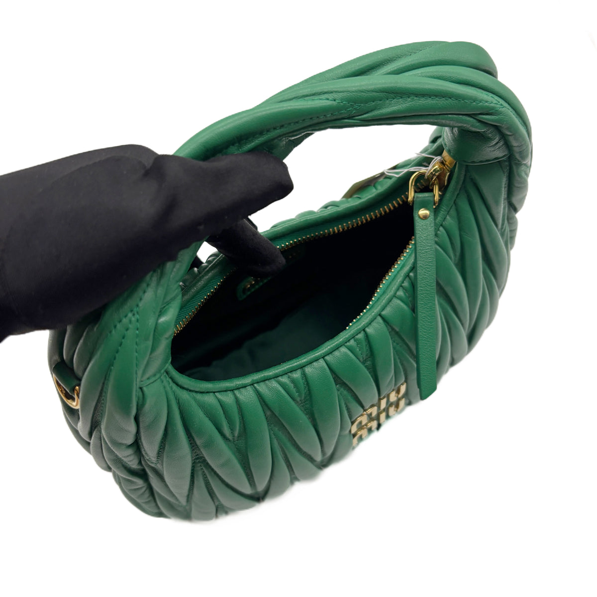 Wander Matelasse Small Green