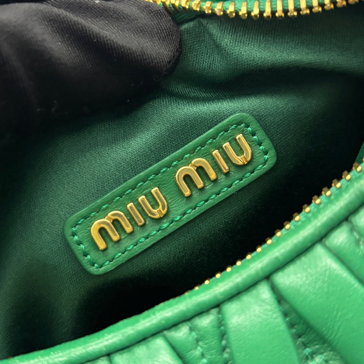 Wander Matelasse Small Green