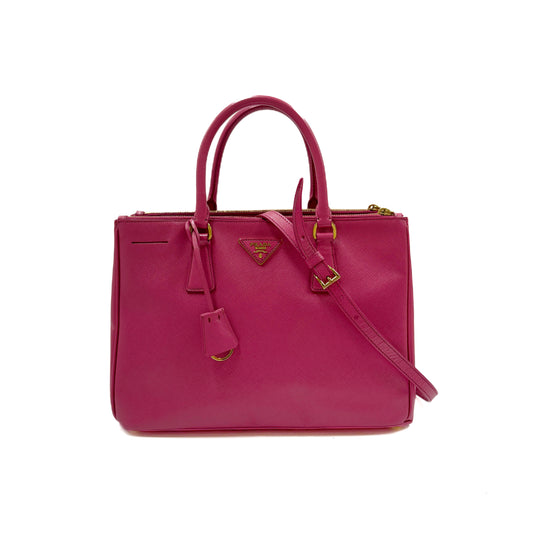 Large Saffiano Handbag Fuchsia