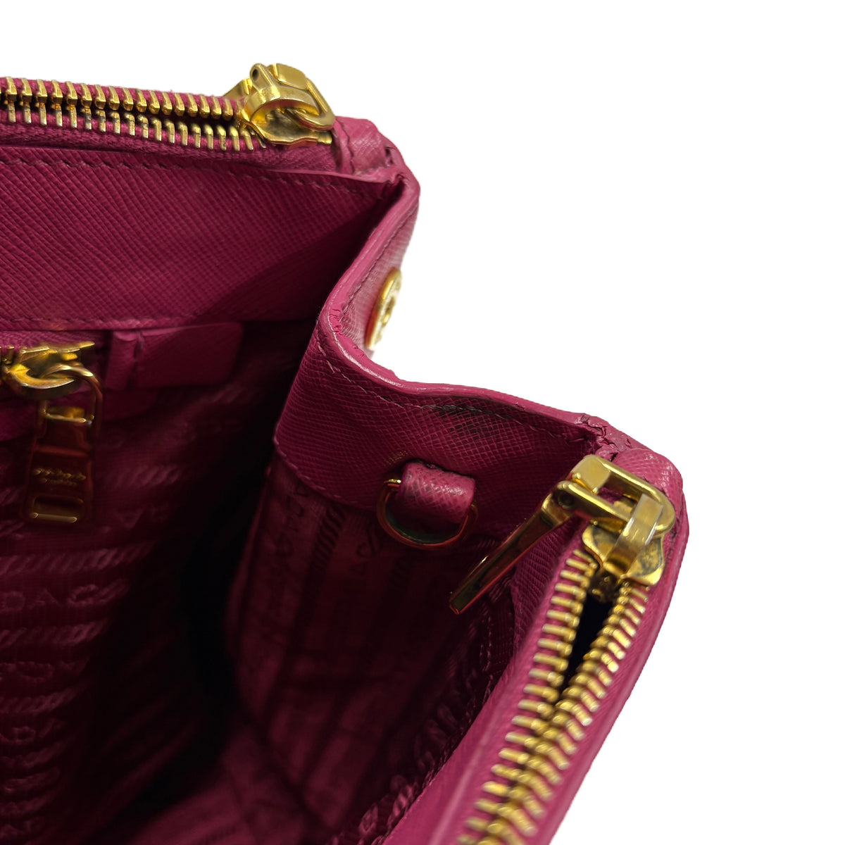 Large Saffiano Handbag Fuchsia