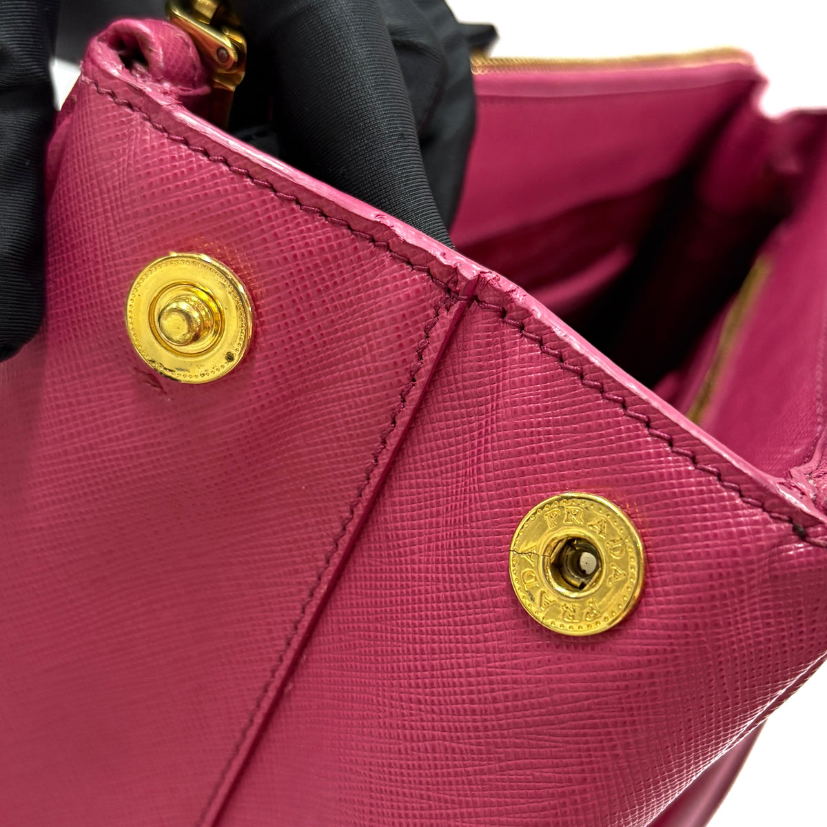 Large Saffiano Handbag Fuchsia