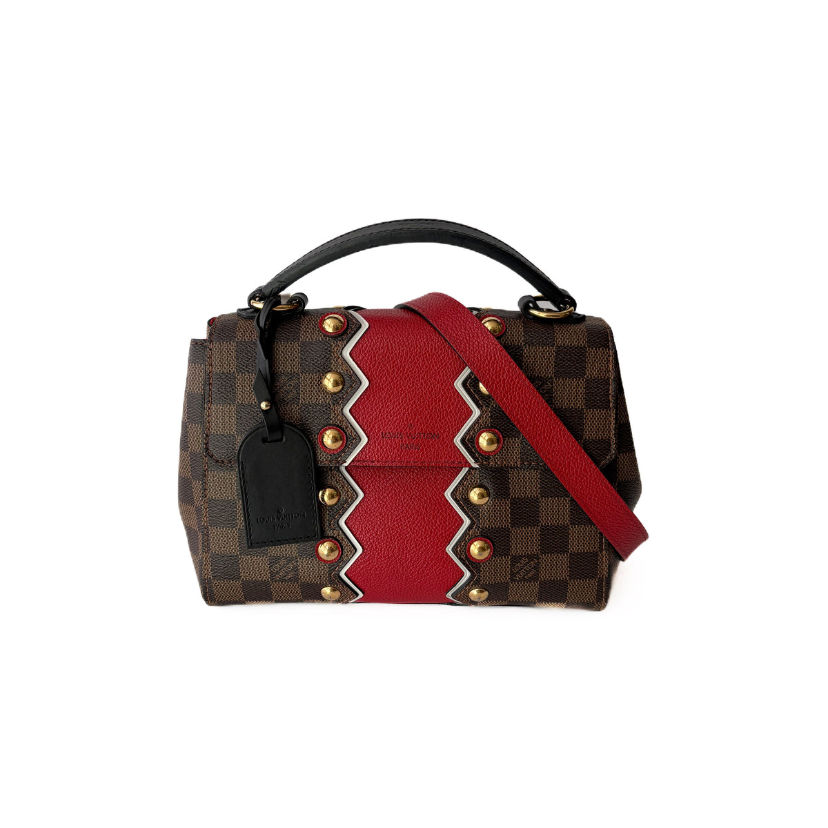 Bond Street BB Damier Karakoram Brown and Red