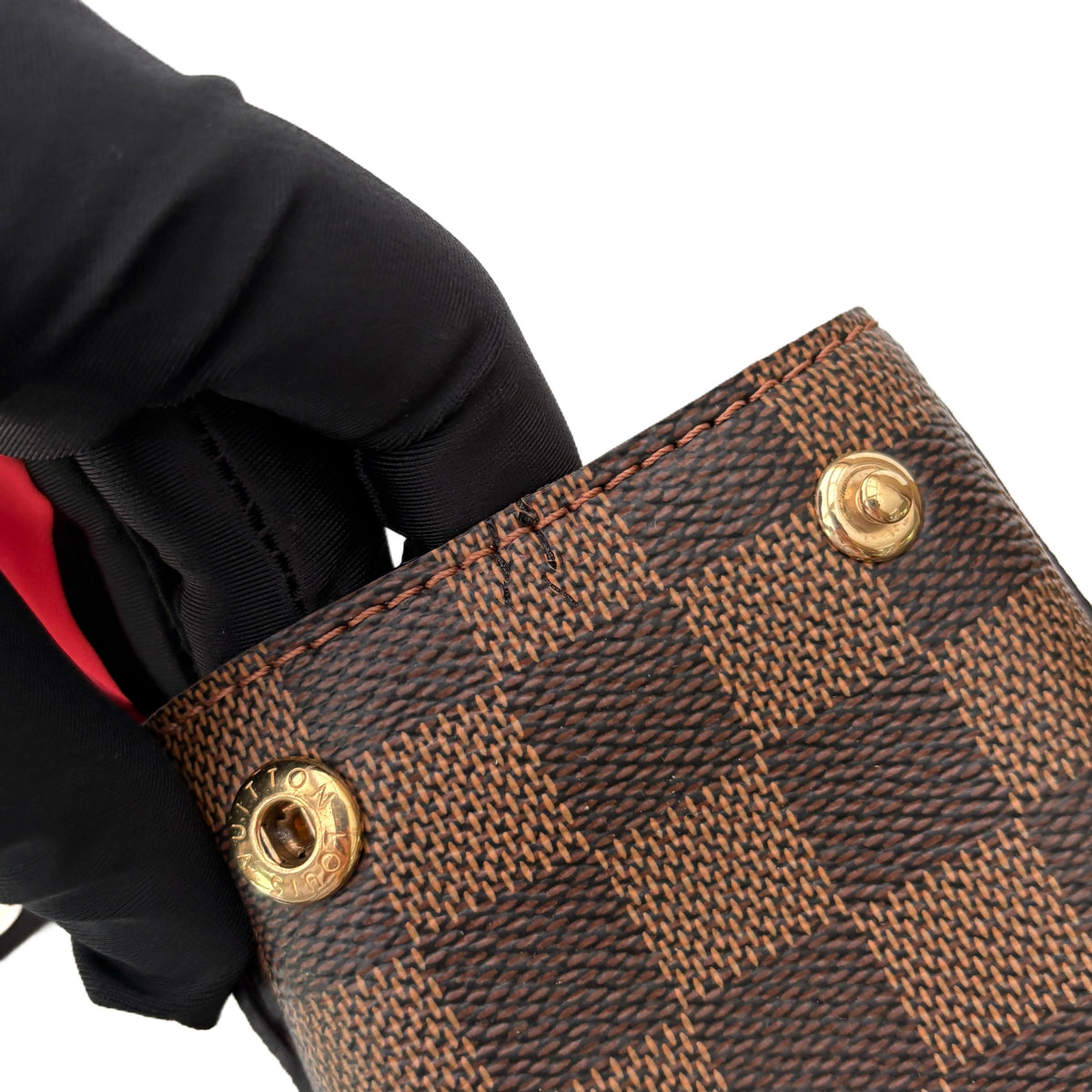Bond Street BB Damier Karakoram Brown and Red