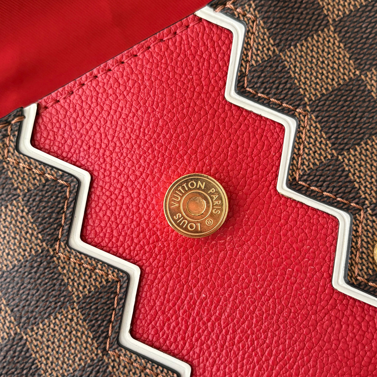 Bond Street BB Damier Karakoram Brown and Red
