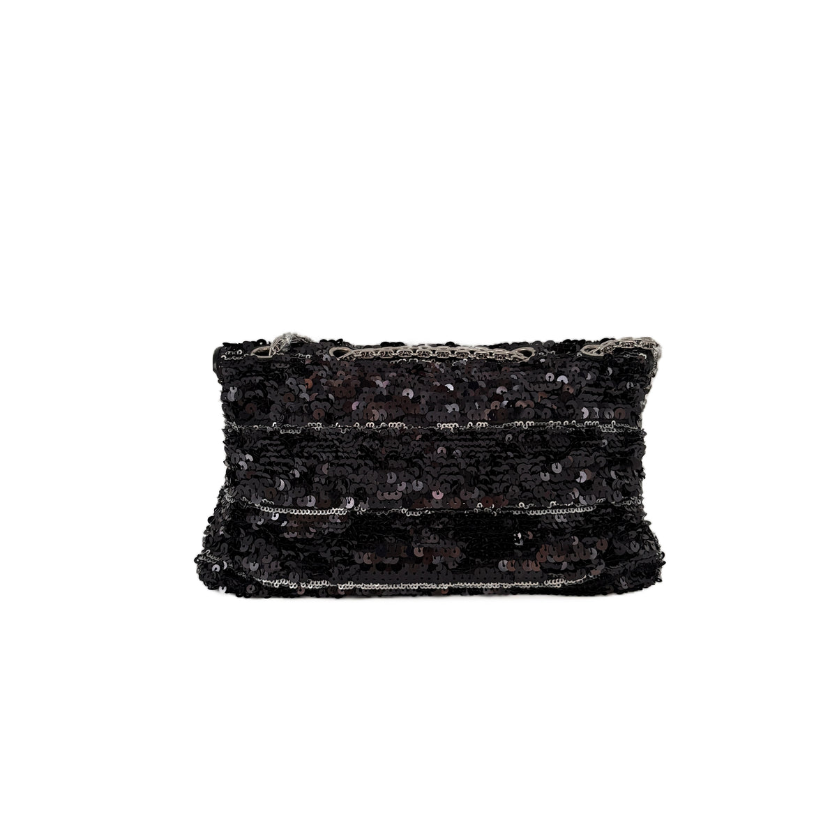 2.55 Medium Sequin Black
