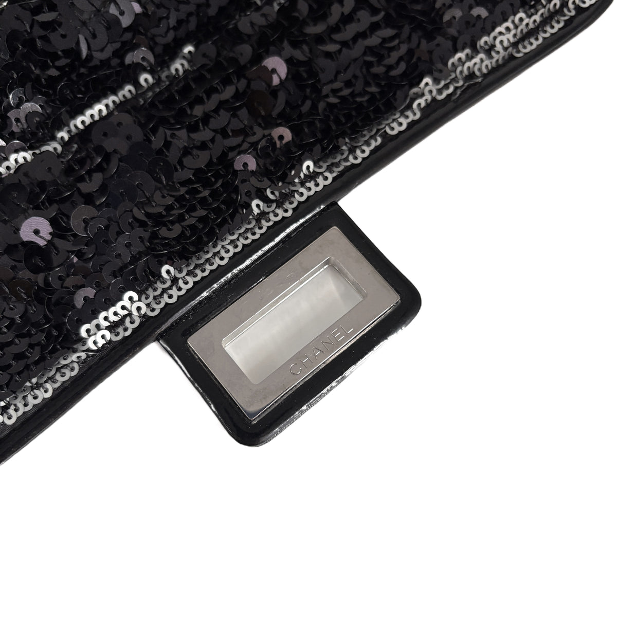 2.55 Medium Sequin Black