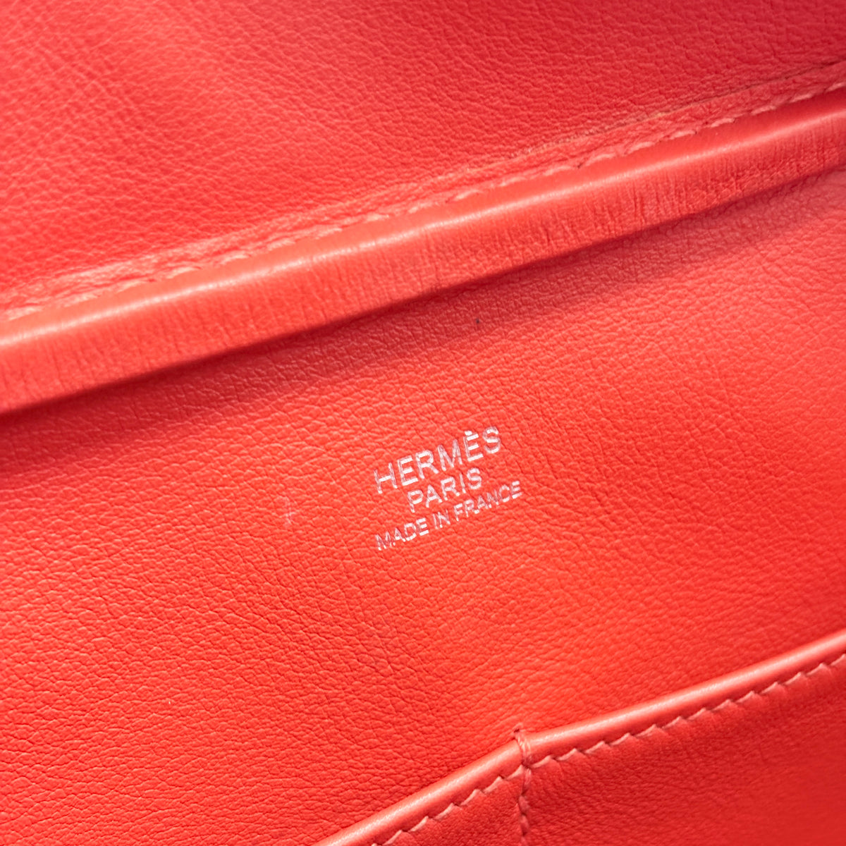 Plume Swift Leather Orange Red