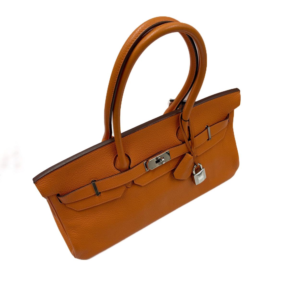 Birkin Horizontal Togo Orange Brown