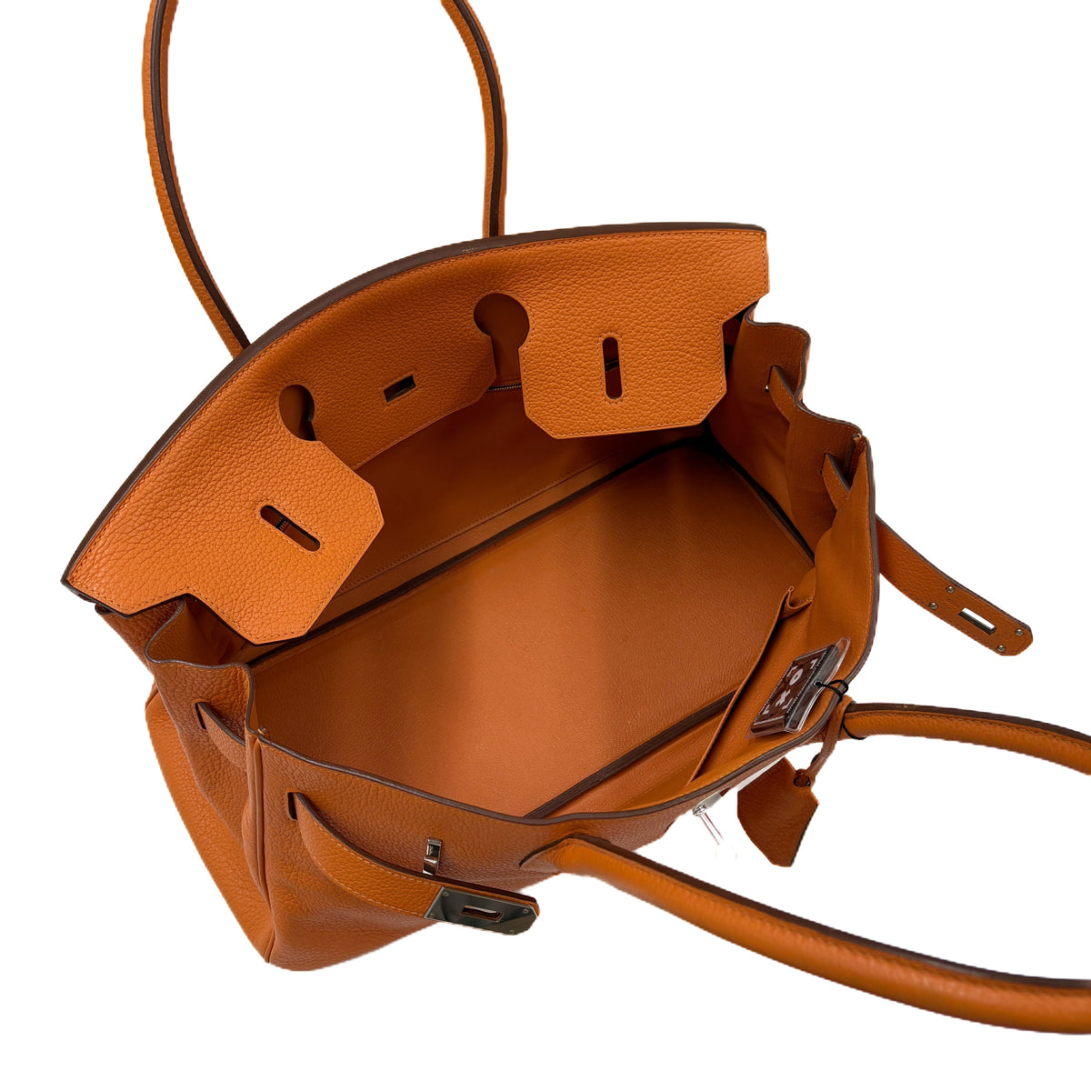 Birkin Horizontal Togo Orange Brown