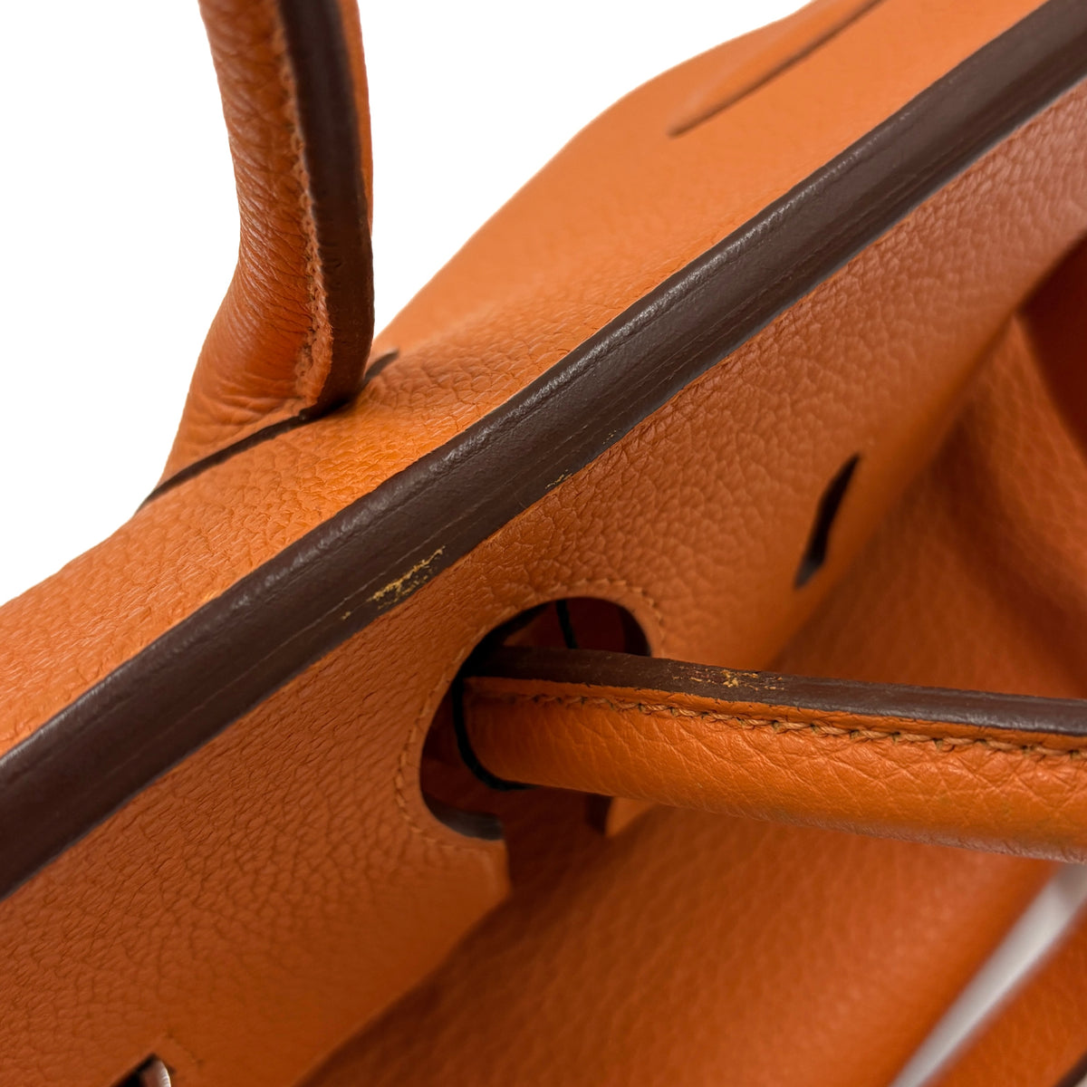 Birkin Horizontal Togo Orange Brown