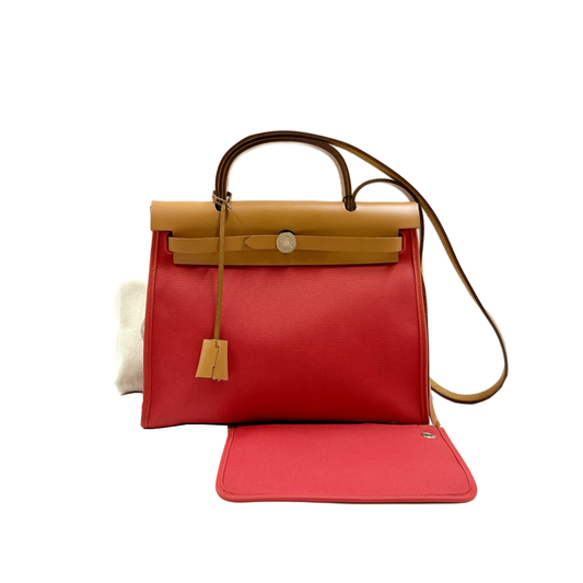 Herbag Zip 31 Red and Tan