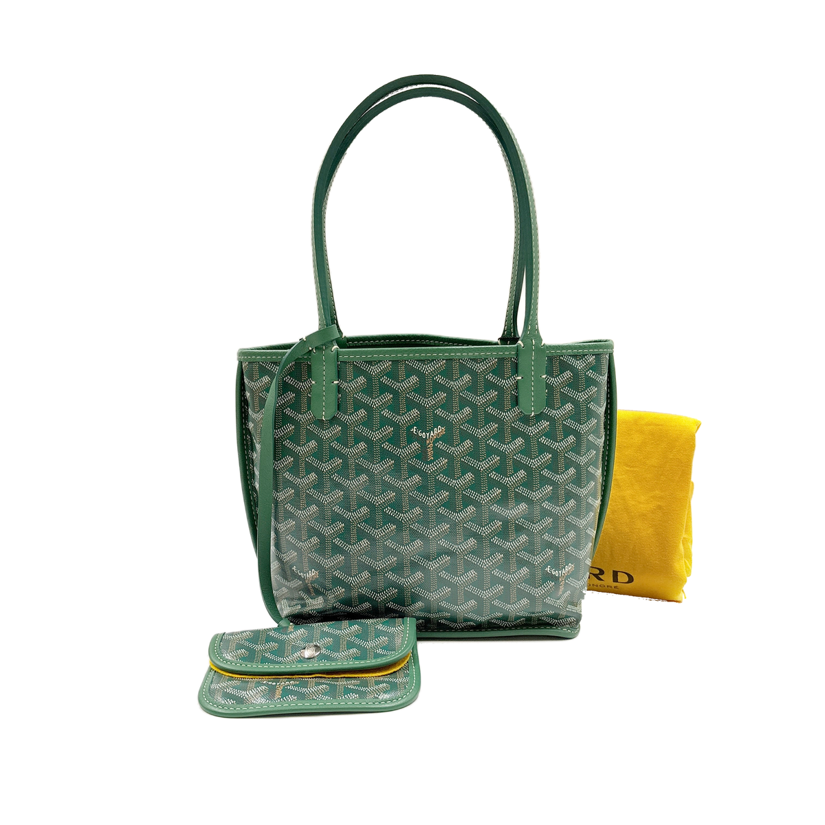 Goyardine Mini Tote Green