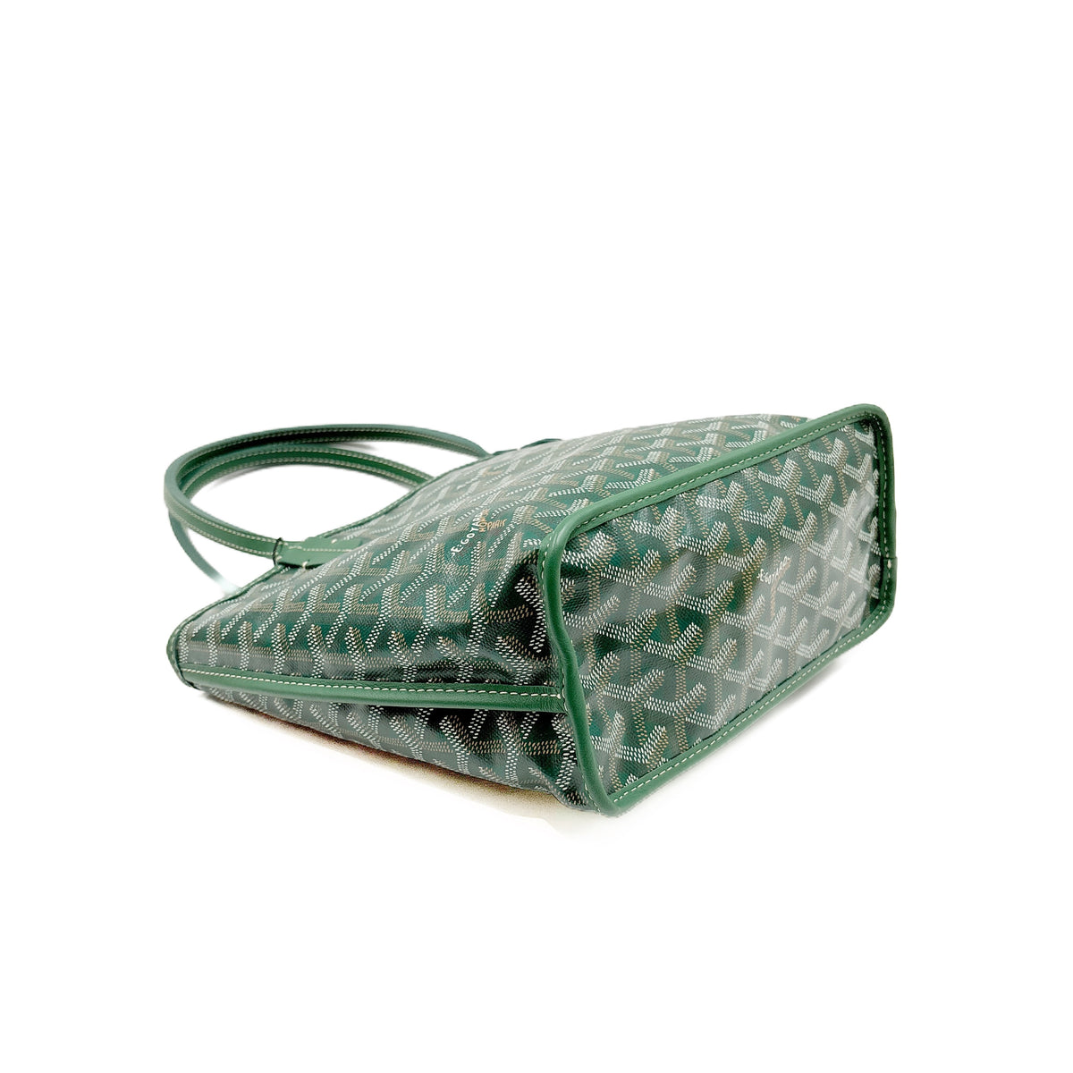 Goyardine Mini Tote Green