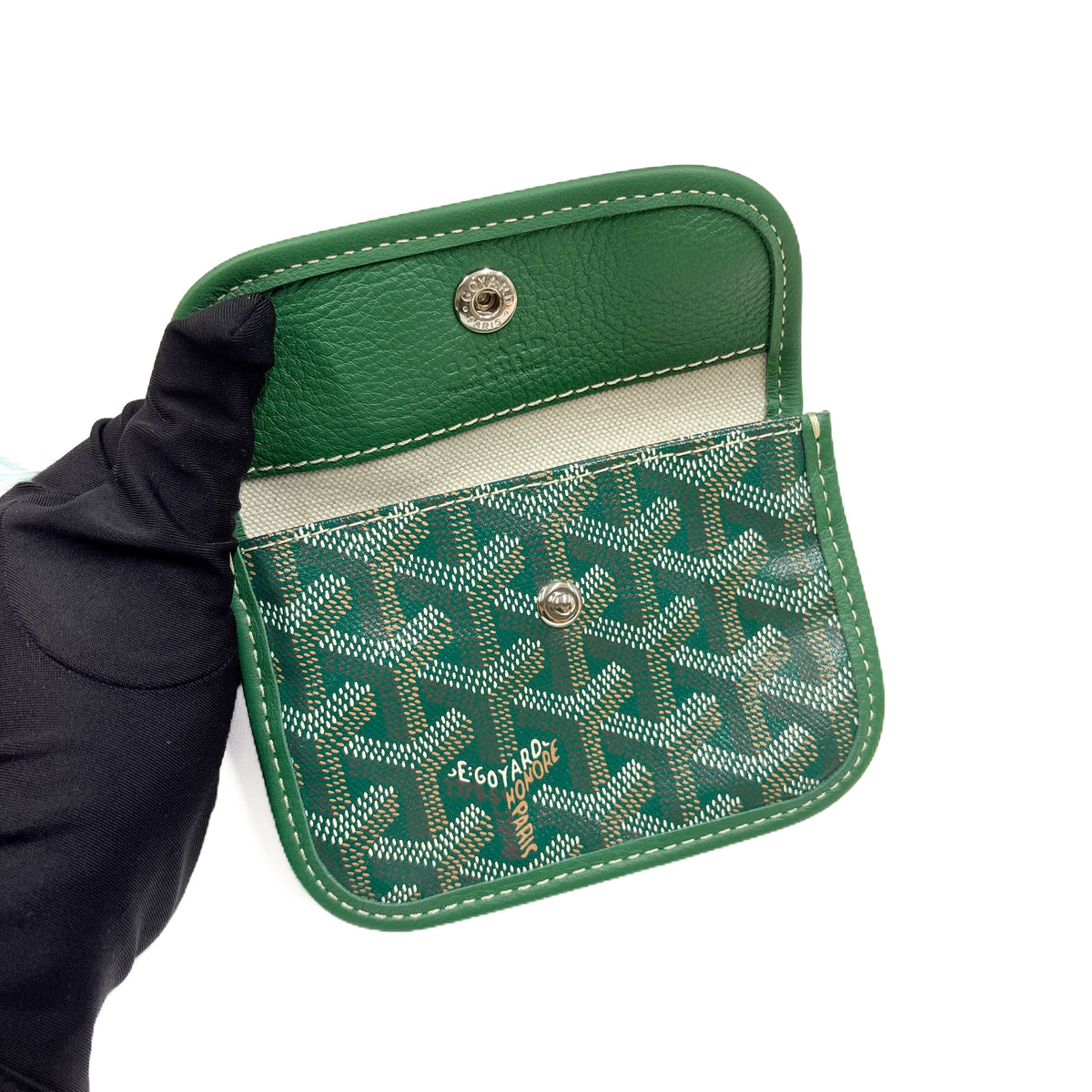 Goyardine Mini Tote Green