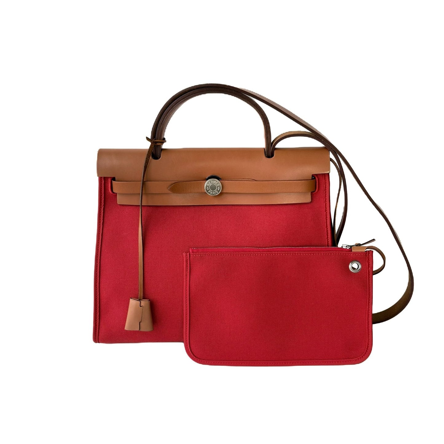 Herbag Zip 31 Natural Canvas and Leather