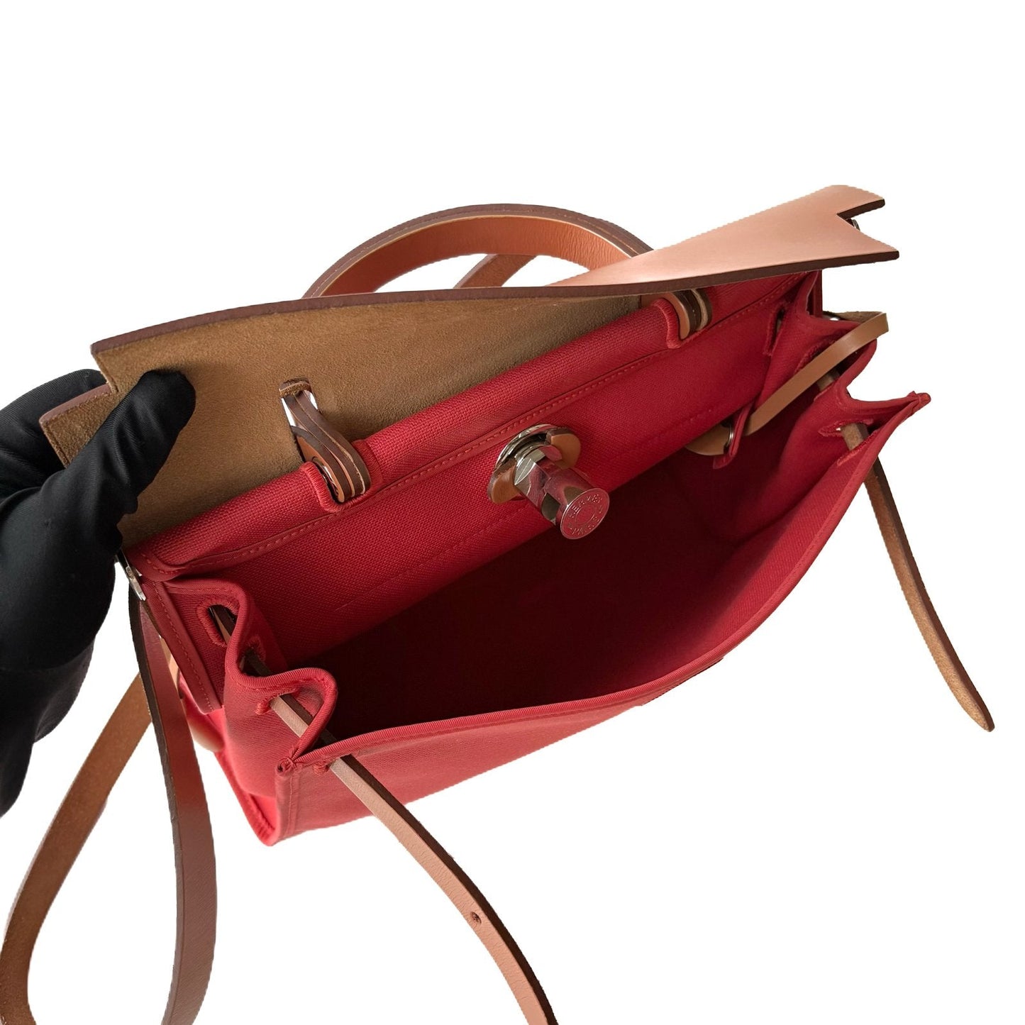 Herbag Zip 31 Natural Canvas and Leather