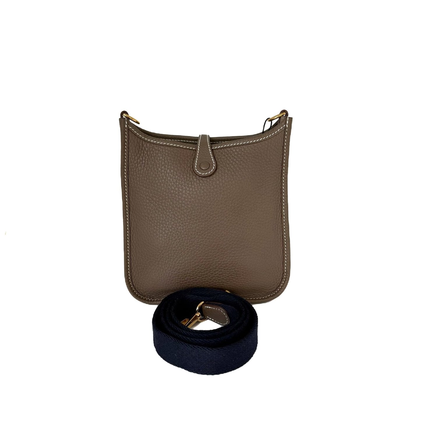 Evelyne TPM Mini Etoupe Clemence Leather