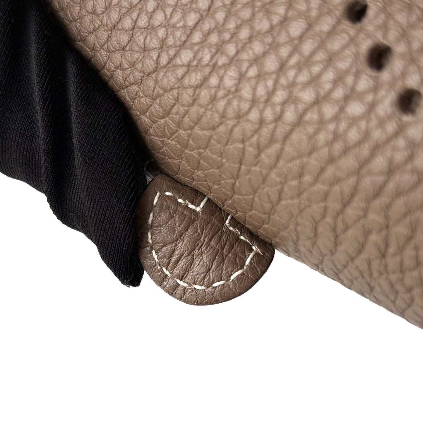 Evelyne TPM Mini Etoupe Clemence Leather