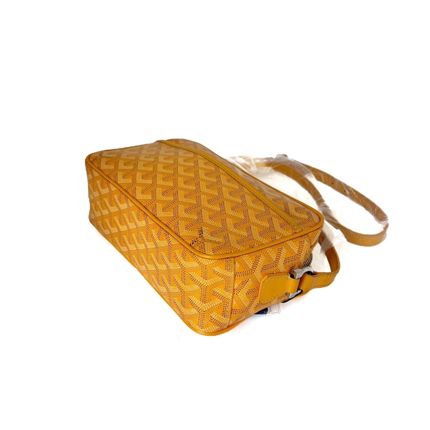 Cap Vert PM Yellow Goyardine Canvas