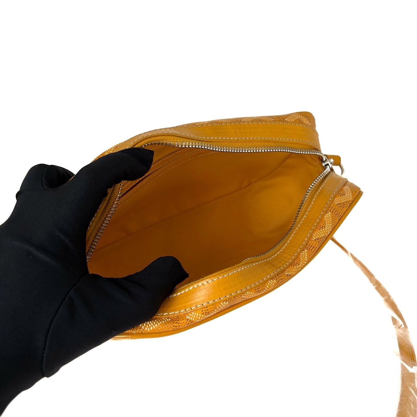 Cap Vert PM Yellow Goyardine Canvas