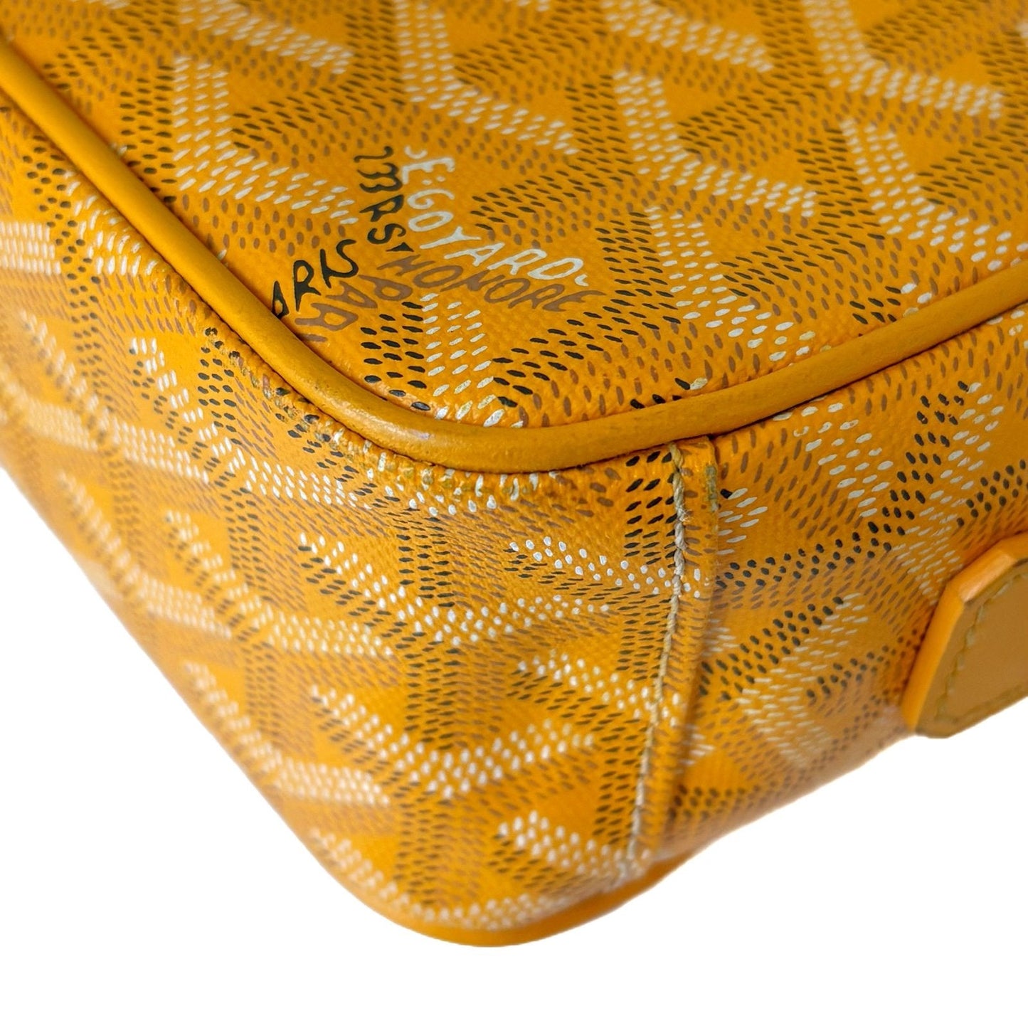 Cap Vert PM Yellow Goyardine Canvas