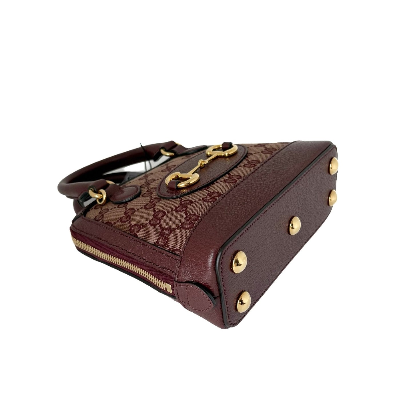 1955 Horsebit Shoulder Bag Bordeaux