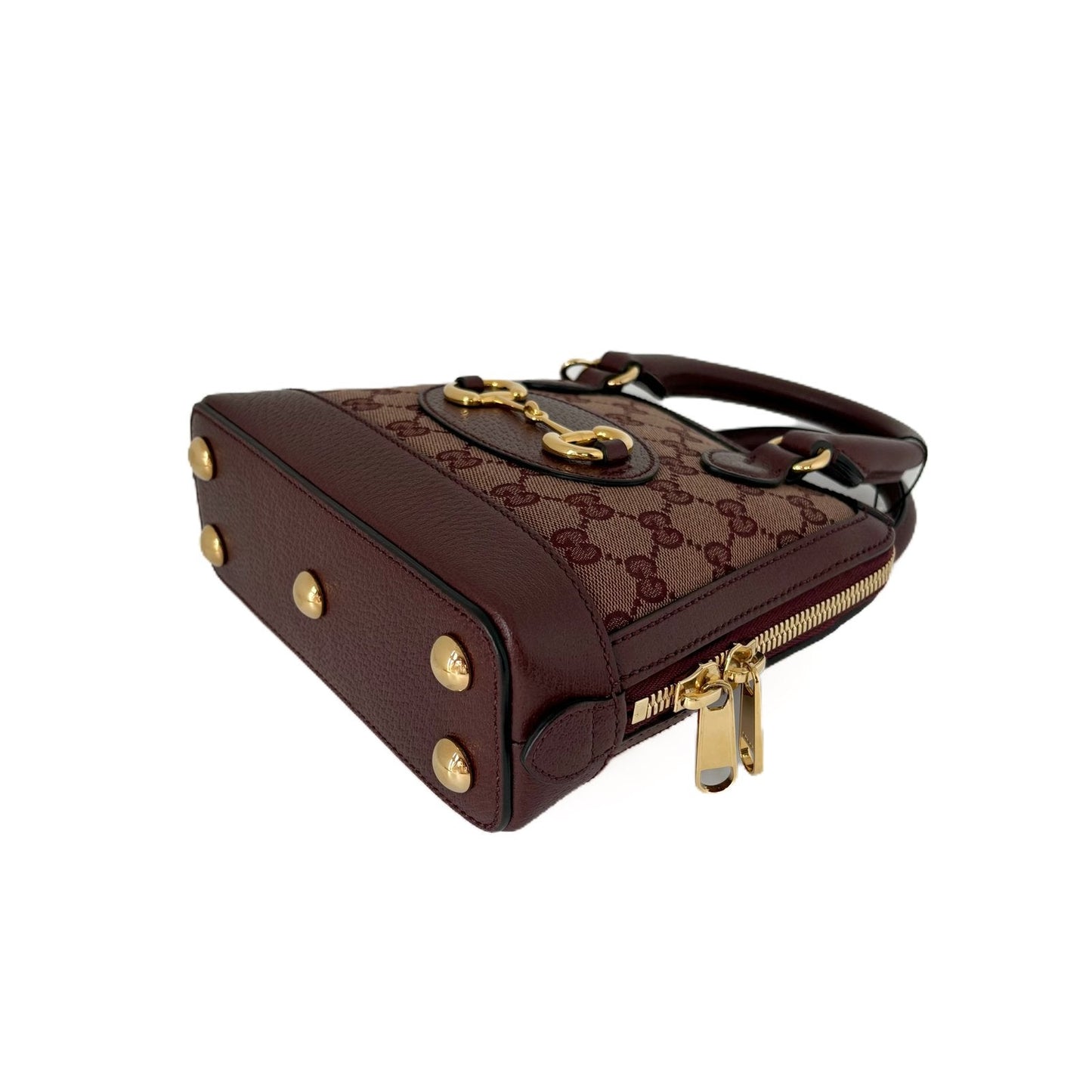 1955 Horsebit Shoulder Bag Bordeaux
