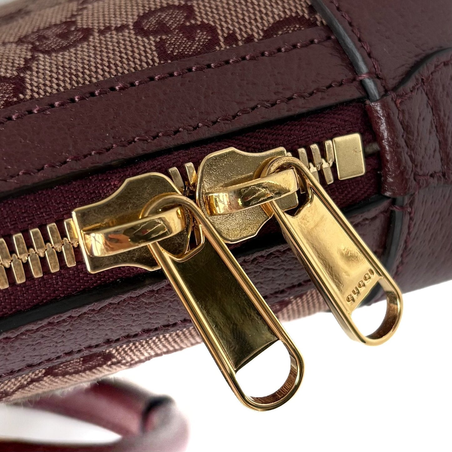 1955 Horsebit Shoulder Bag Bordeaux