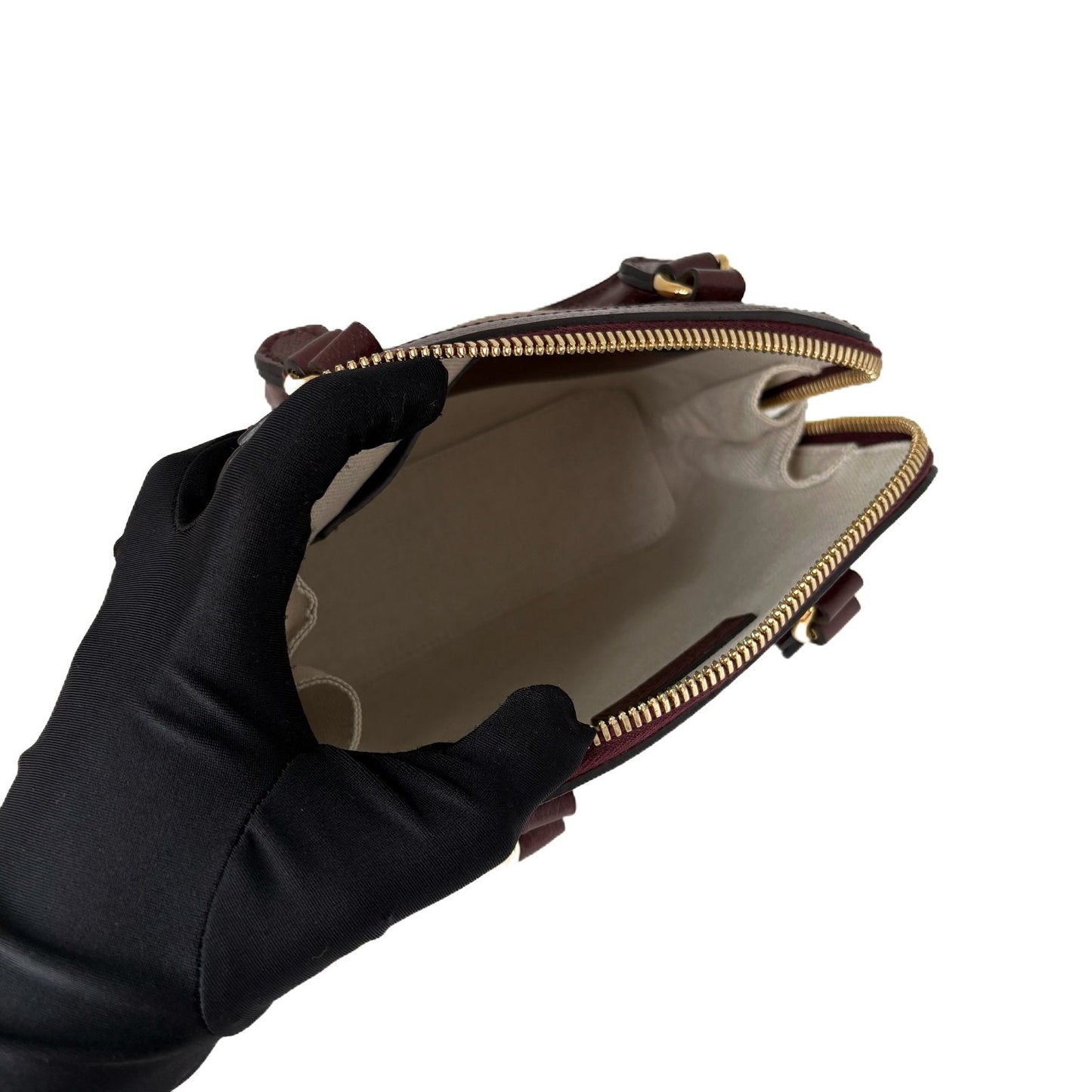 1955 Horsebit Shoulder Bag Bordeaux