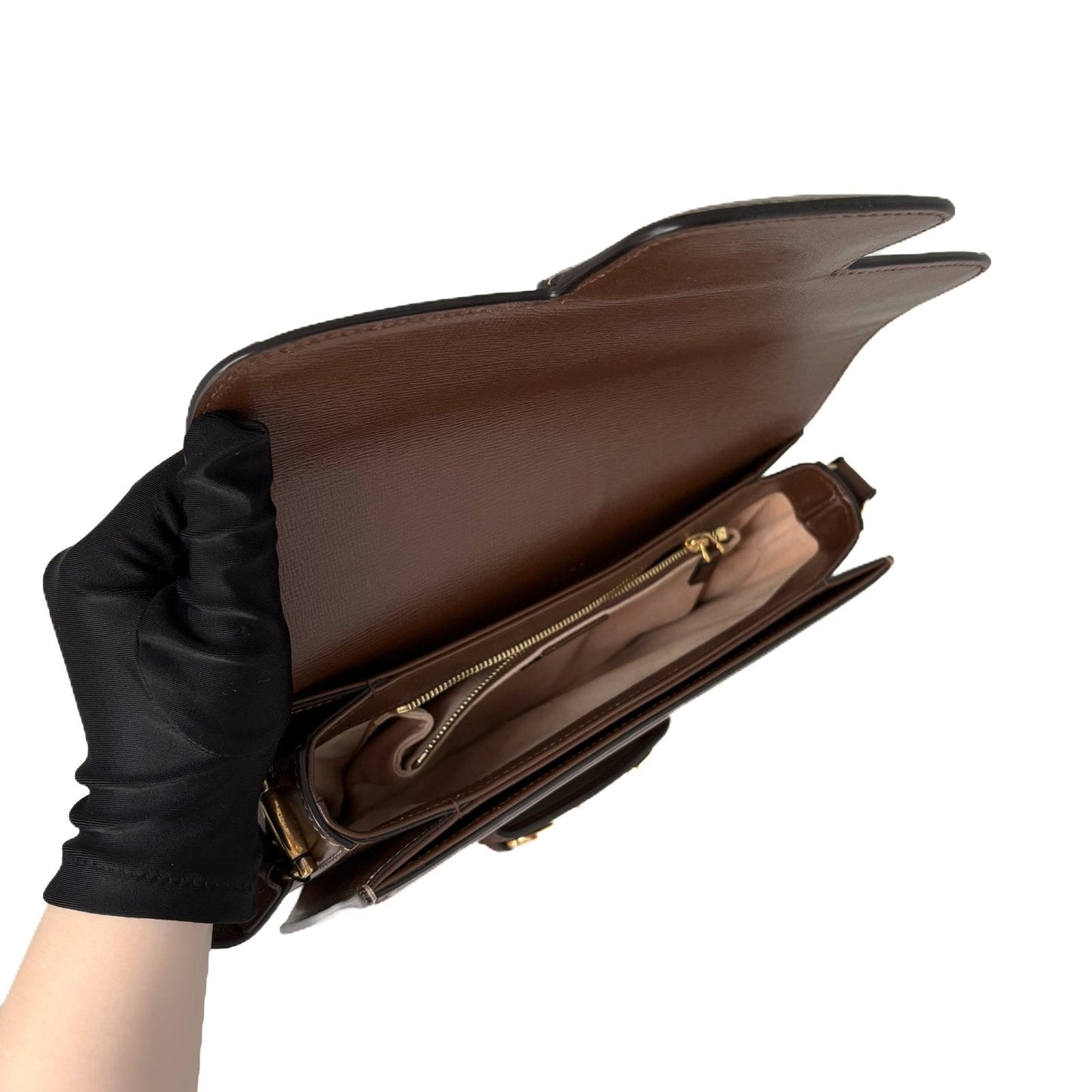 1955 Horsebit Shoulder Bag Ebony