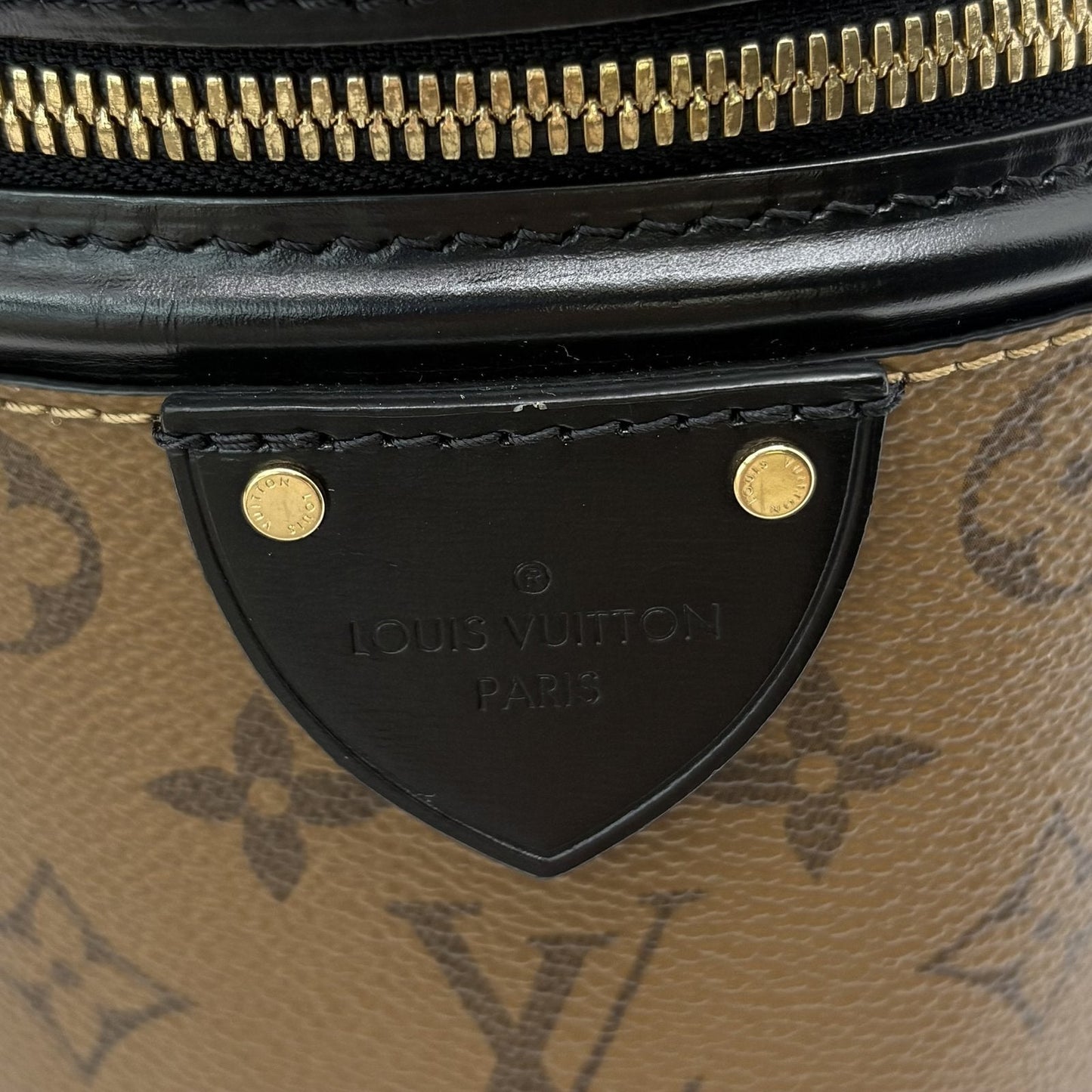 Cannes Vanity Caramel Monogram