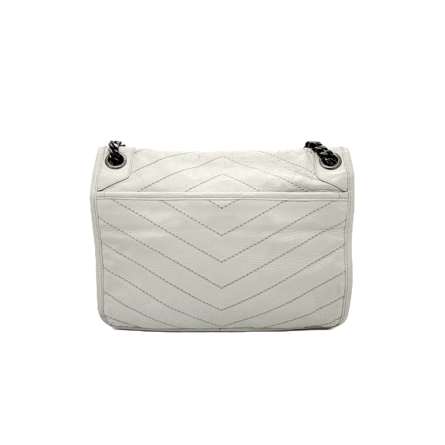 Niki Medium Vintage White Lambskin