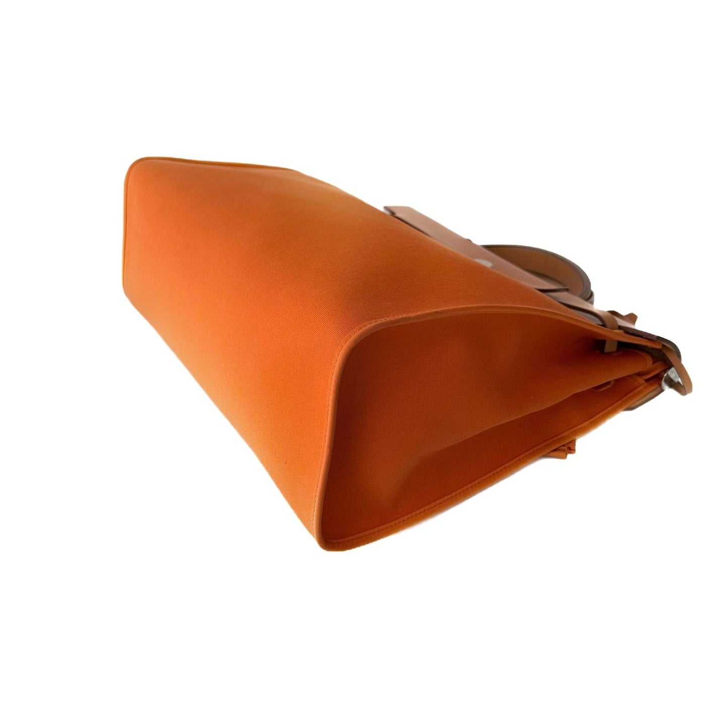 Herbag Zip 39 Orange Canvas and Leather