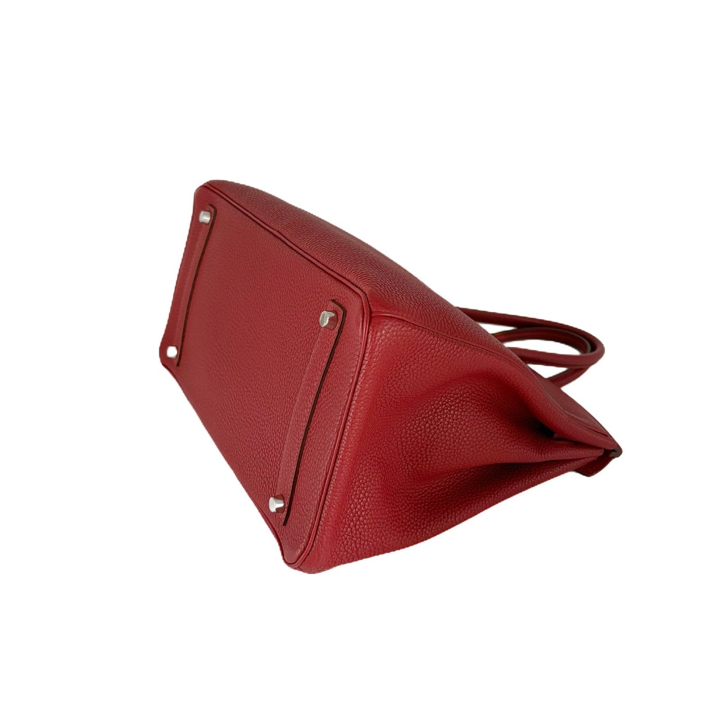 Birkin 35 Rouge Togo Leather Palladium Hardware