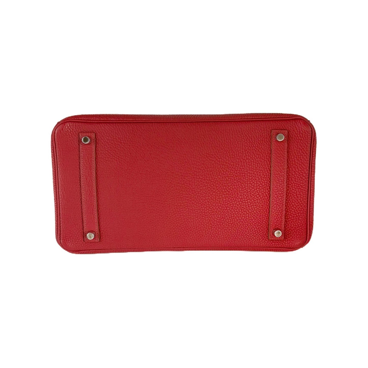 Birkin 35 Rouge Togo Leather Palladium Hardware