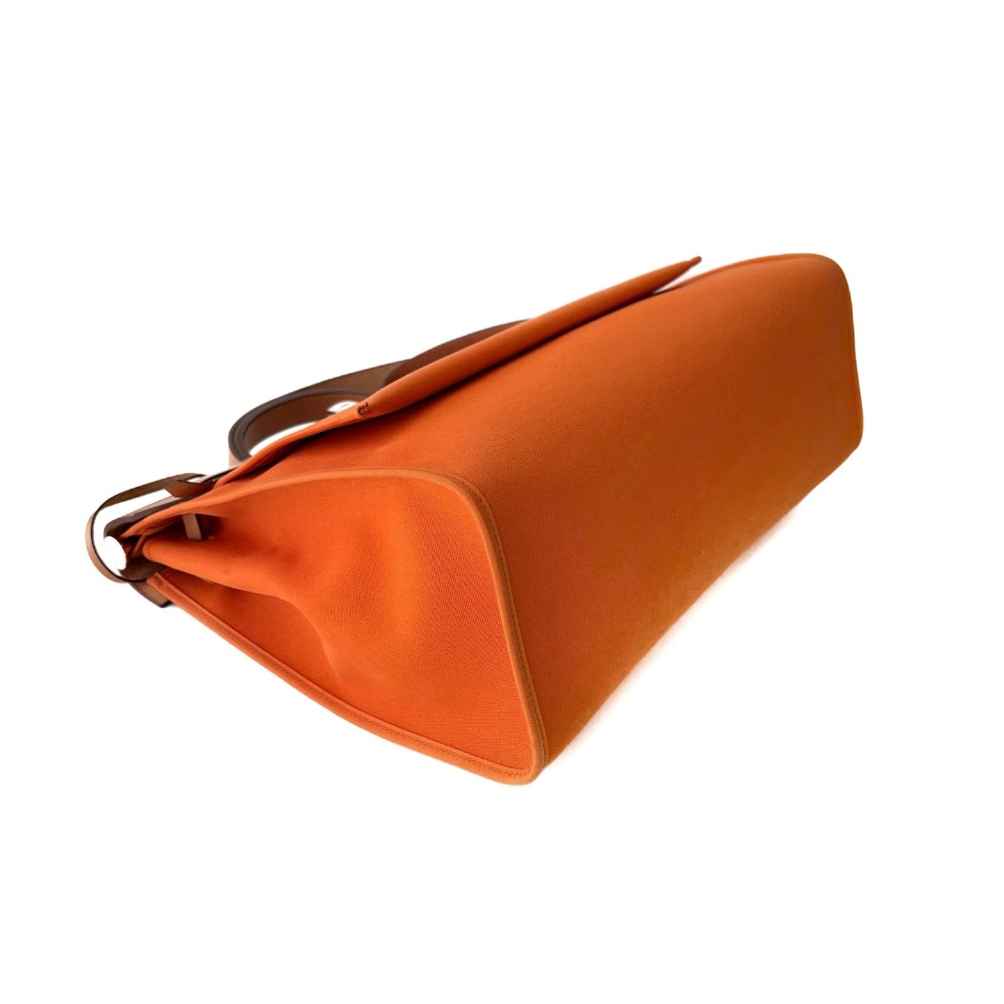 Herbag Zip 39 Orange Canvas and Leather
