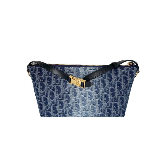 DiorTravel Nomad Pouch Blue Oblique