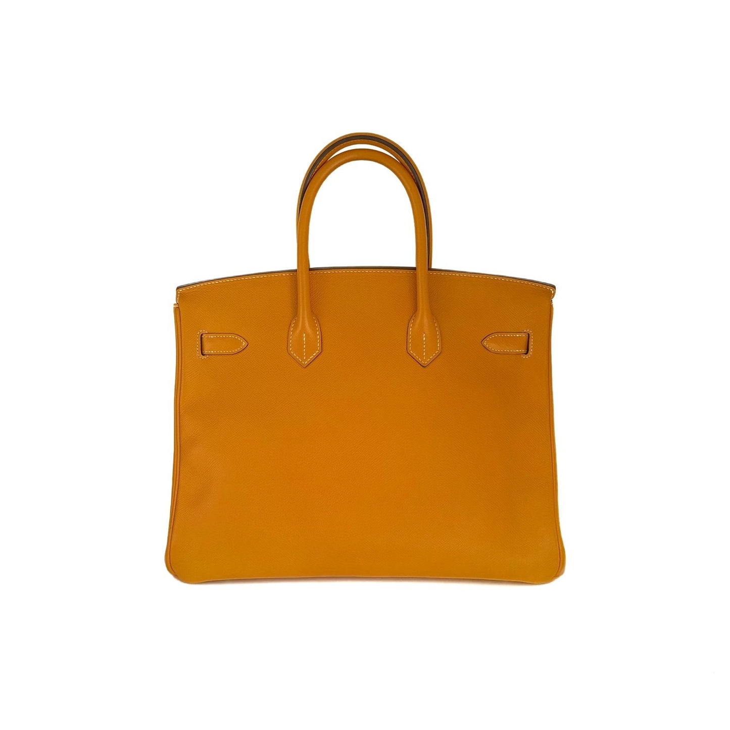Birkin 35 Jaune Togo Leather Silver Hardware