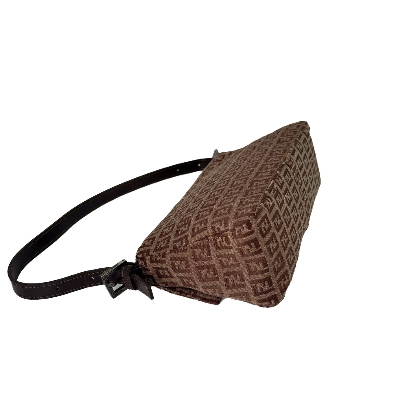 Vintage Zucca Studded Baguette Tobacco