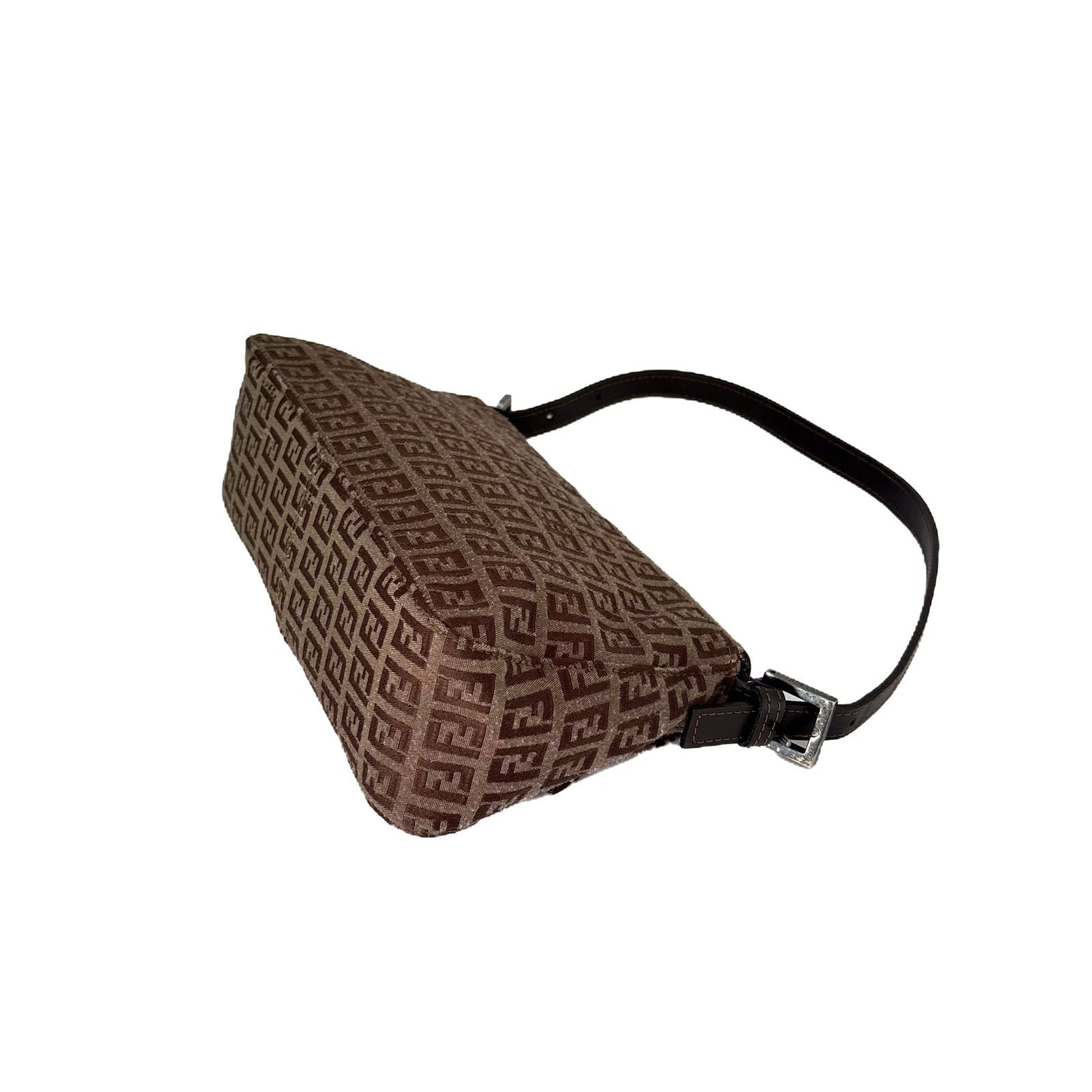 Vintage Zucca Studded Baguette Tobacco