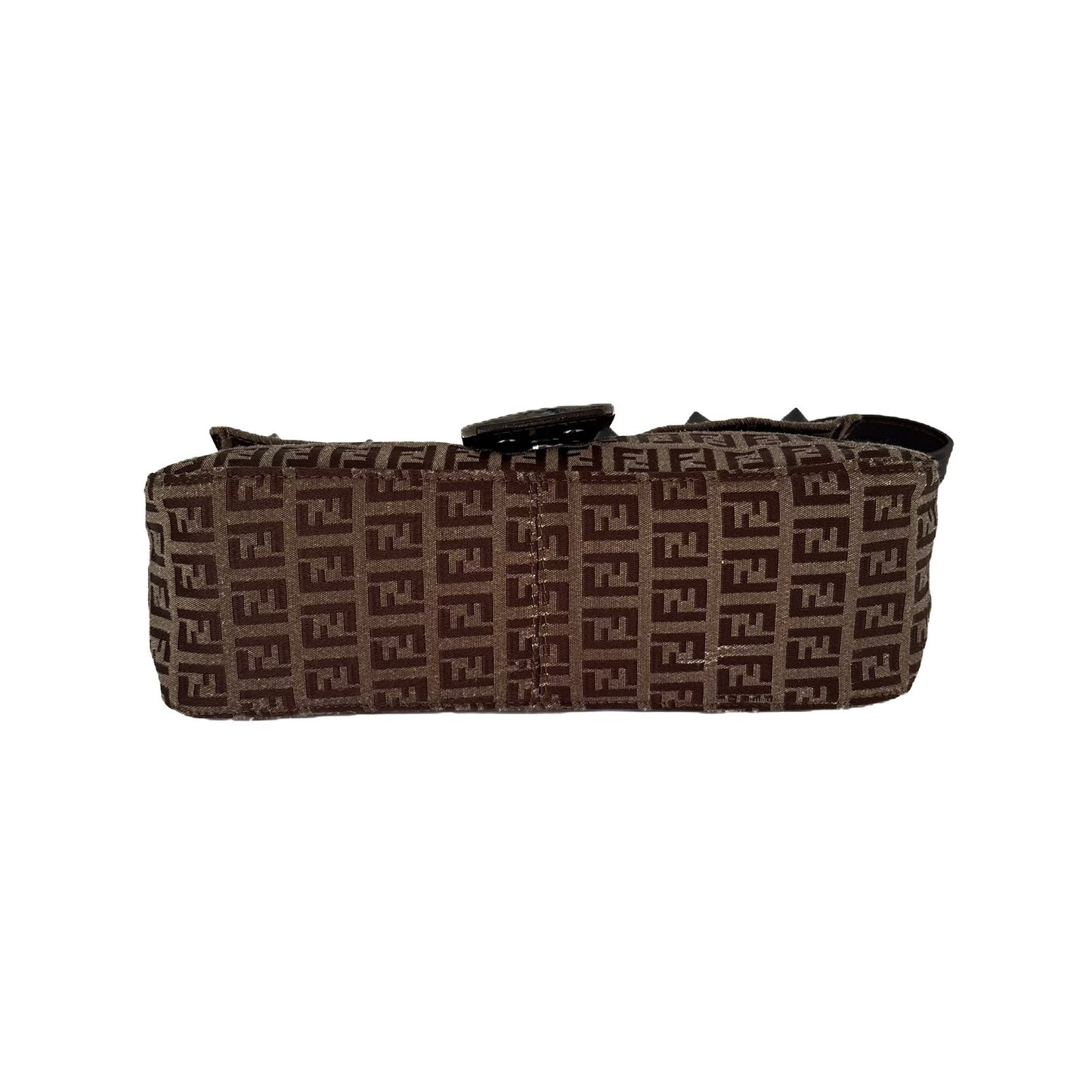 Vintage Zucca Studded Baguette Tobacco