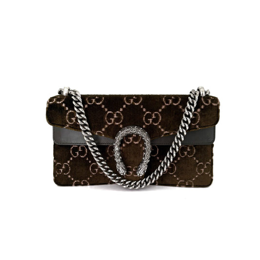 Dionysus Small GG Velvet Green