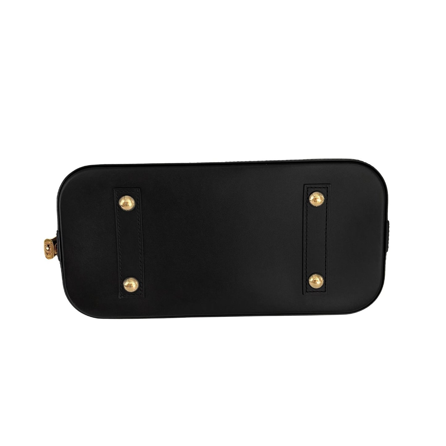 Alma PM Monogram and Black Leather Studded