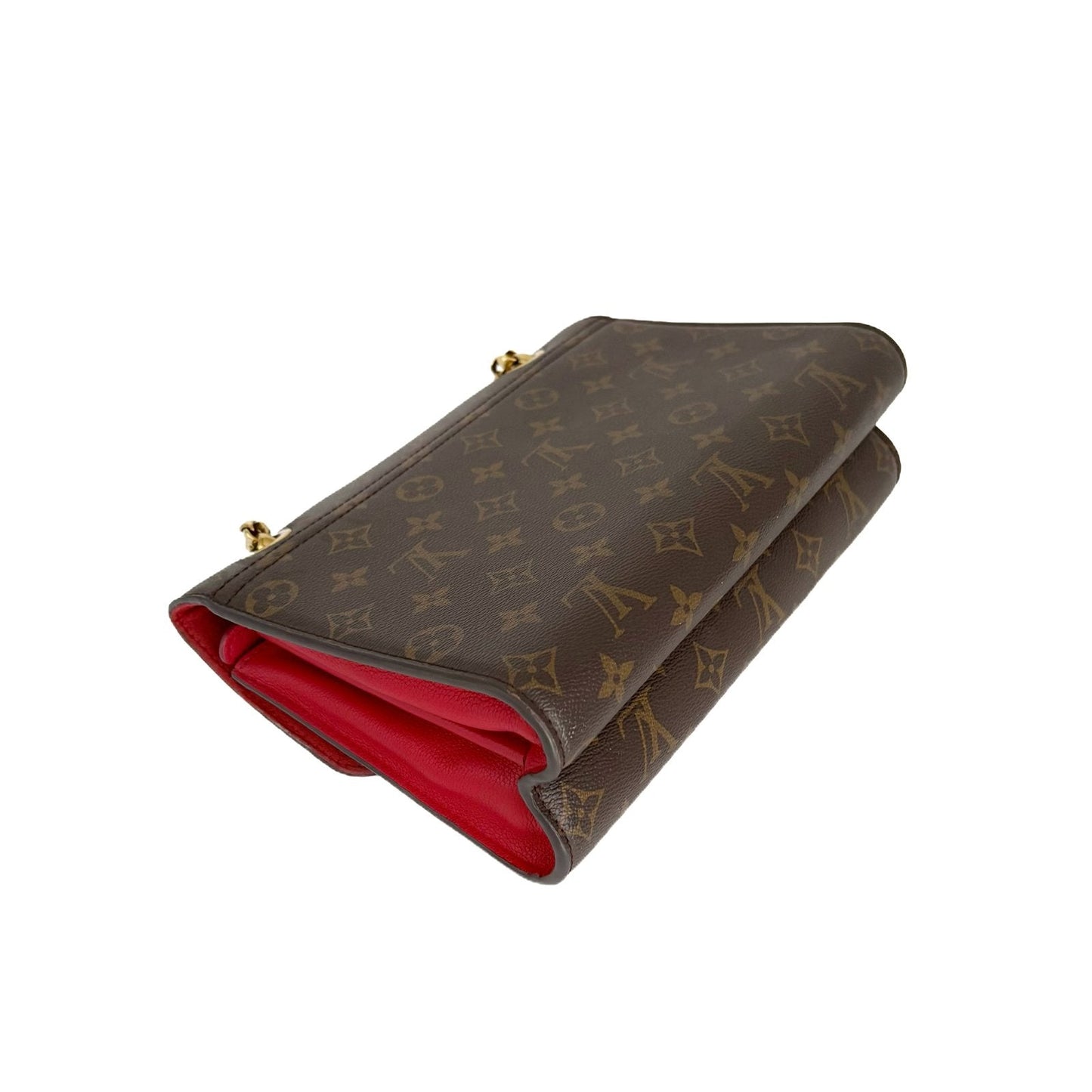 Vavin PM Monogram and Red Leather Chain Bag
