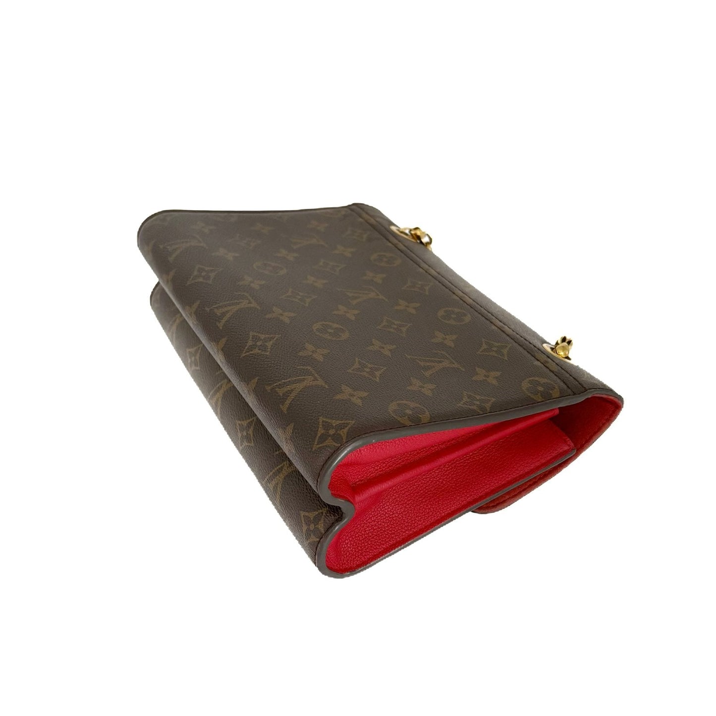 Vavin PM Monogram and Red Leather Chain Bag