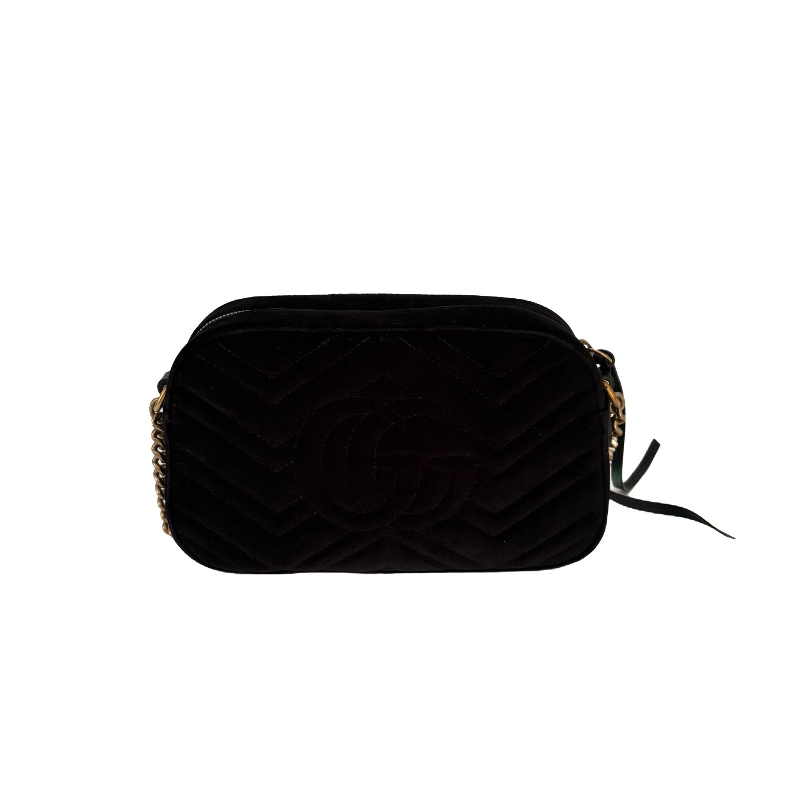 GG Marmont Camera Bag Black Velvet - view 2