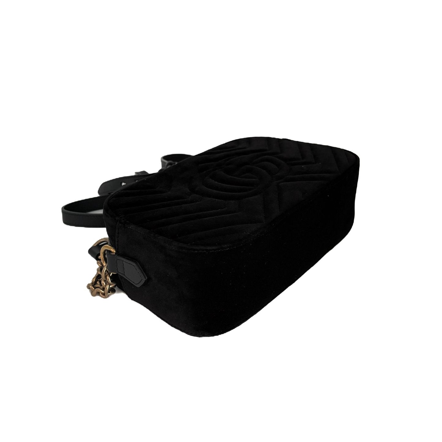 GG Marmont Camera Bag Black Velvet - view 5